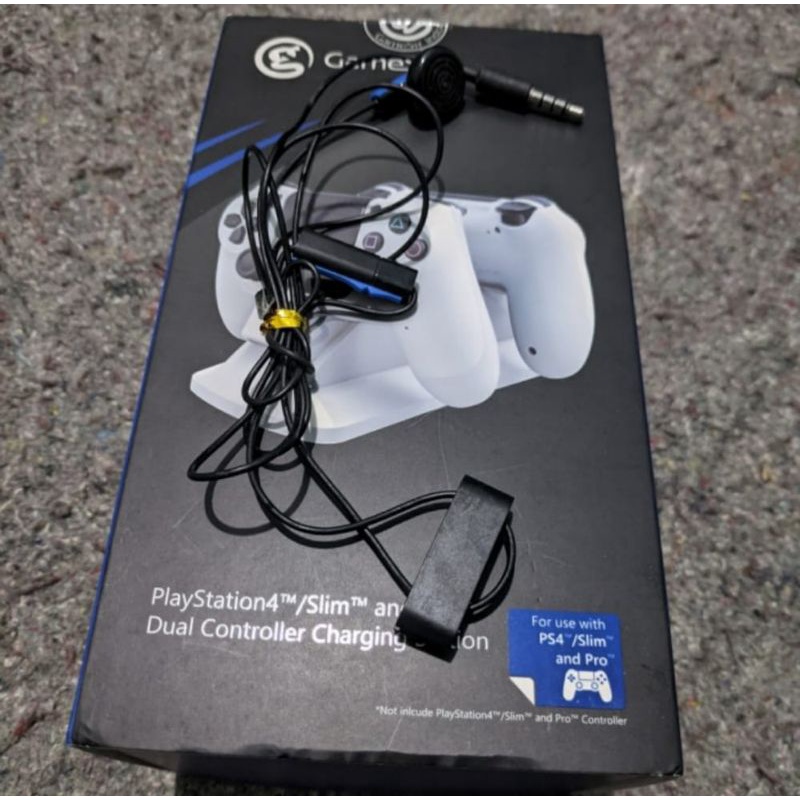 Headset Second PS4 Sony Earphone Mono PlayStation 4 kondisi bagus fungsi normal.