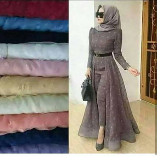 GAUN MUSLIM/GAUN PESTA/GAMIS PESTA/GAMIS MUSLIM/GAMIS RUBIAH