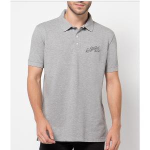 Kaos Polo Pria Brandid Levis Abu Grey   Kaos Polo Kerah Wangki Tshirt Cowok   Murah