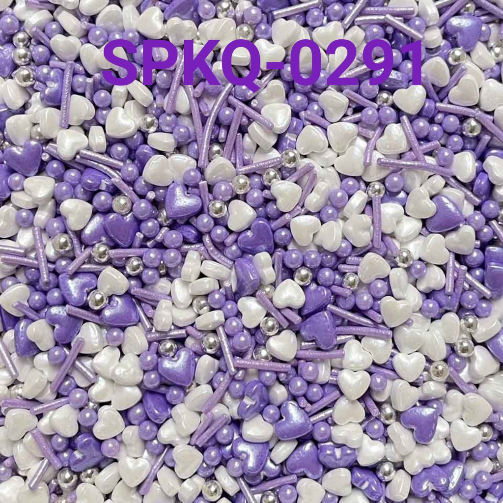 

SPKQ-0291 Sprinkles sprinkle springkel 250gr hati ungu putih yamama baking grosir murah sprinkles cake dekorasi mutiara trimit decoration story sprinklestory sprinklesstory sprinkle story yamama baking