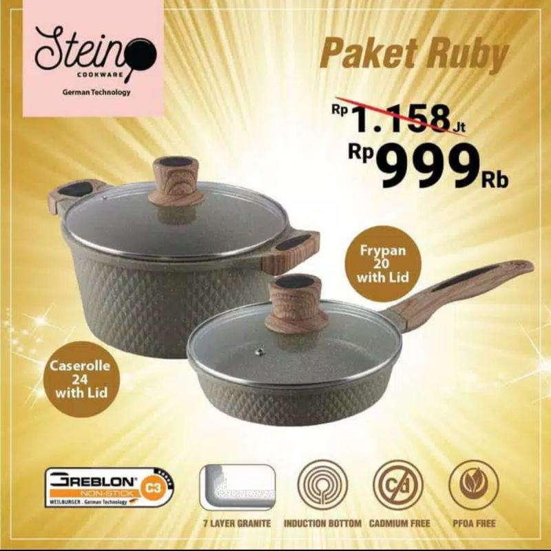 

Stein Cookware Paket Ruby