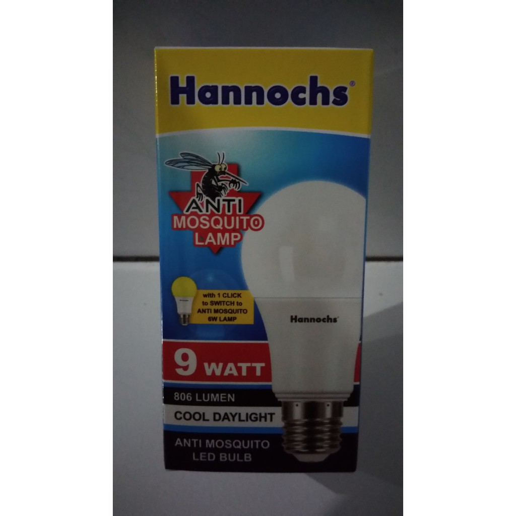 Lampu LED Bulb (Bohlam LED) Hannochs Anti Nyamuk/Mosquito