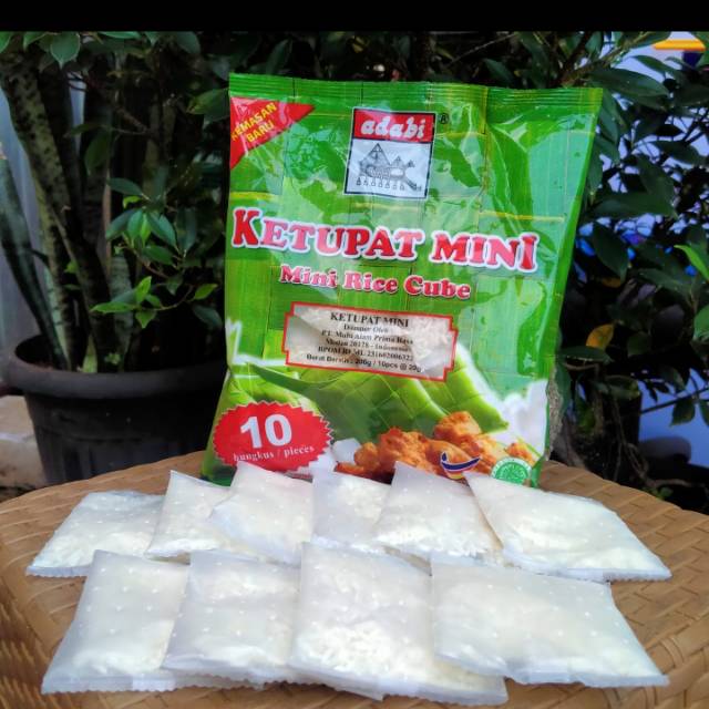 Ketupat adabi ketupat instan √COD