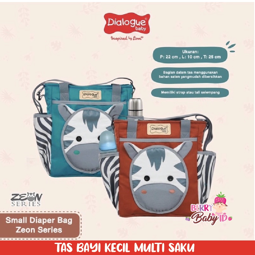 Dialogue Baby Tas Diaper Bayi Kecil Mommy Travel Bag Multifungsi Berry Mart