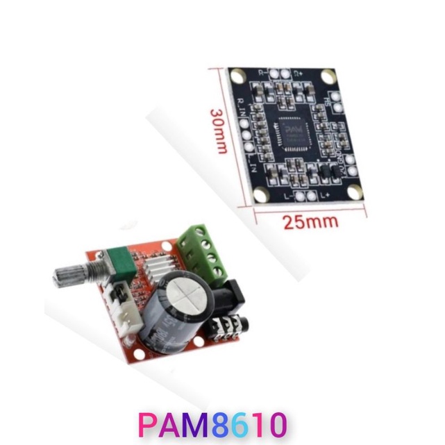 Pam8610  Amplifier Digital 2x15w Stereo Kelas  D