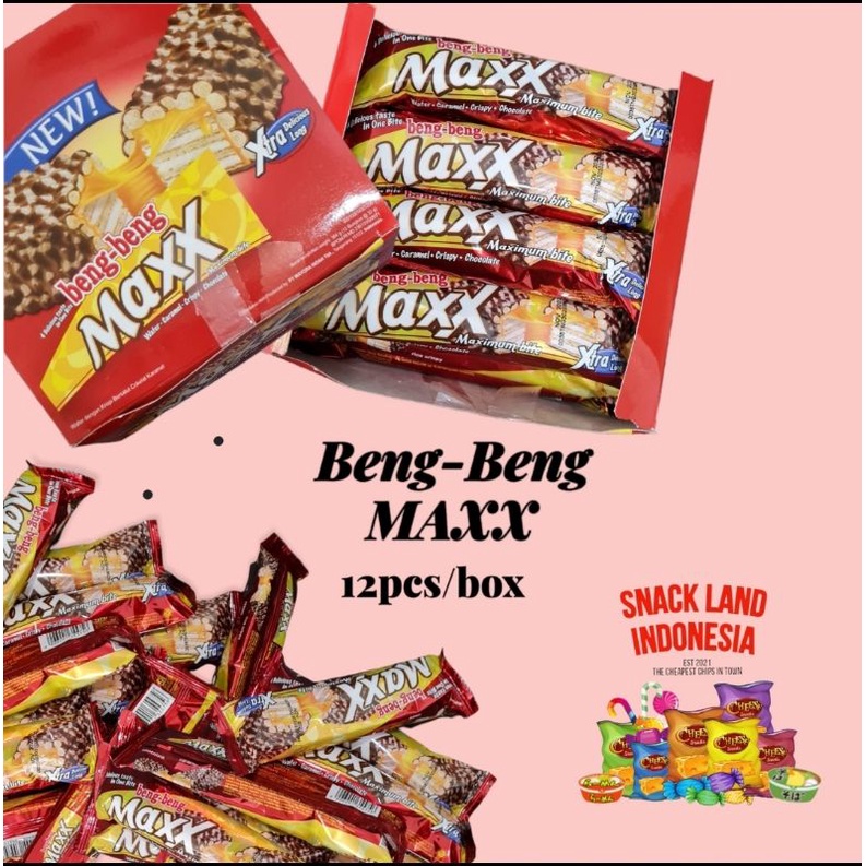 

[PROMO] Beng beng Maxx 1 Dus (12 Pcs x 32 Gram)