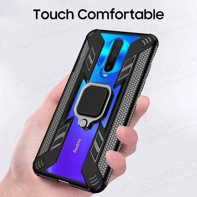 XIAOMI REDMI 9 SOFT CASE RING HOLDER PREDATOR SERIES