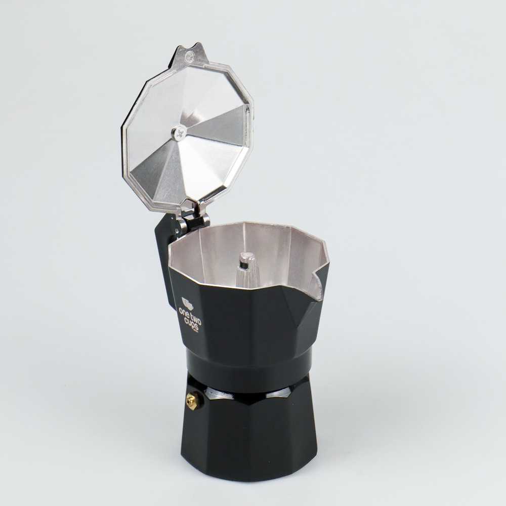 TD-AI005 One Two Cups Espresso Coffee Maker Moka Pot Teko Stovetop Filter MX001