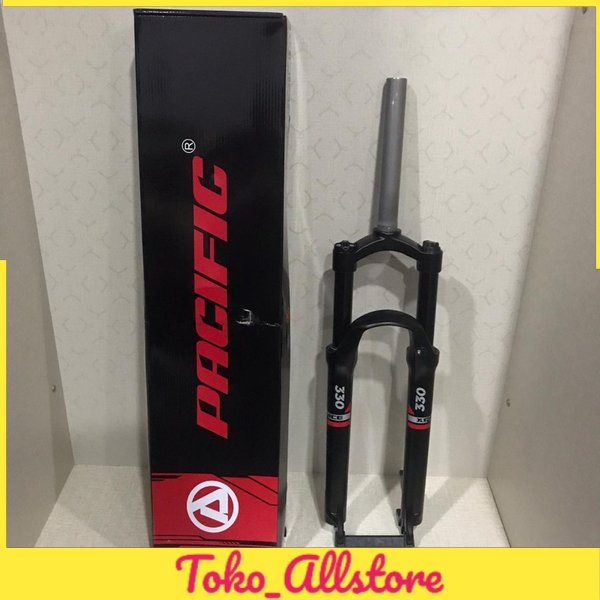 Fork Pacific X Race 303 Coil AL MTB 27.5 SPA 202 Sepeda Gunung MTB Lock out bahan alluminium alloy