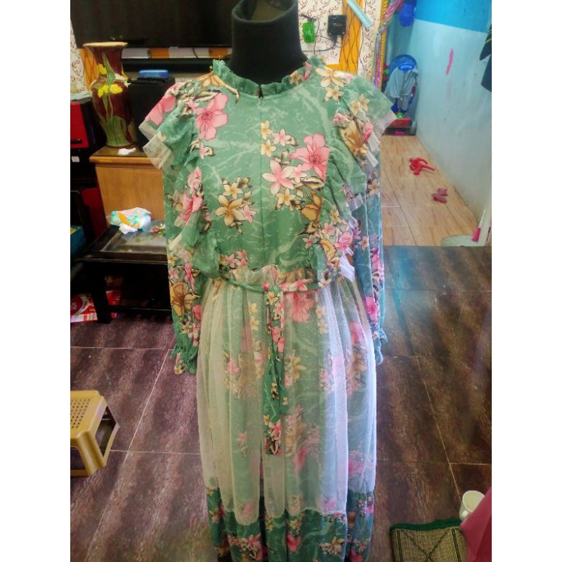 Gamis Mejiwang Ceruty + Tile