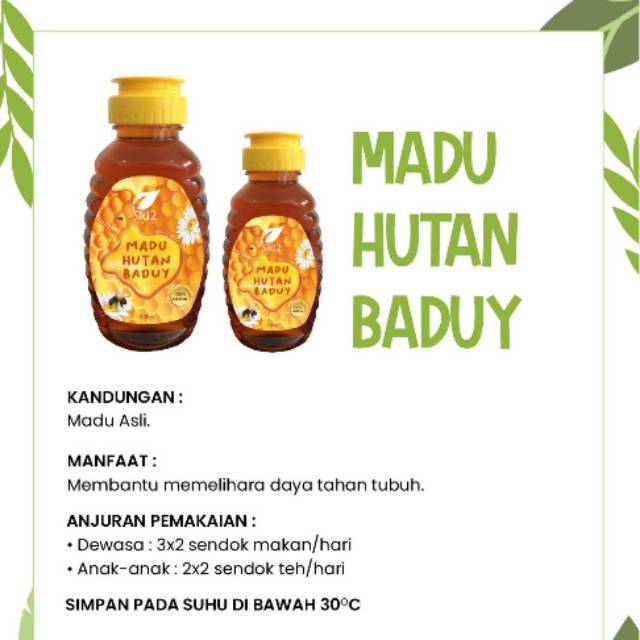 

MADU ASLI/ MADU MURNI/ MADU HUTAN BADUY SR12/ MADU BADUY/ MADU ORIGINAL