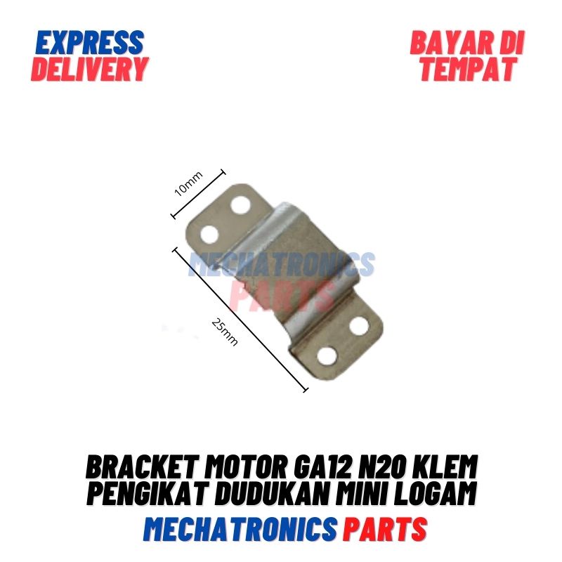 Bracket Motor GA12 N20 GA12-N20 Klem Pengikat Dudukan Breket Motor Mini Logam