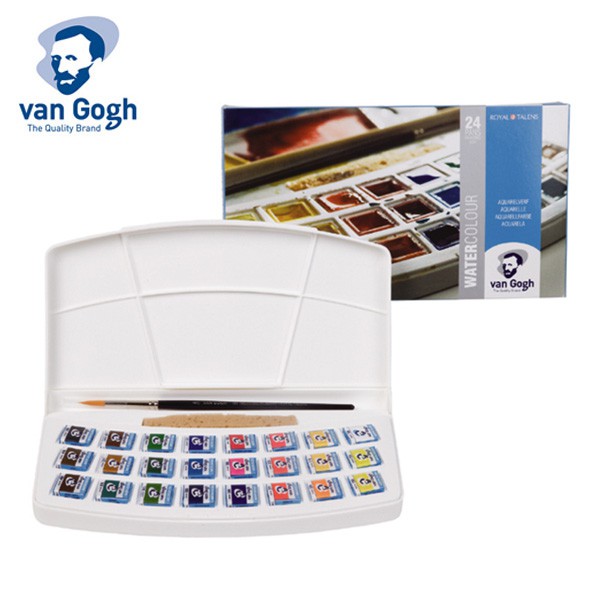 

Van Gogh Watercolor Plastic Set 24 Half Pans