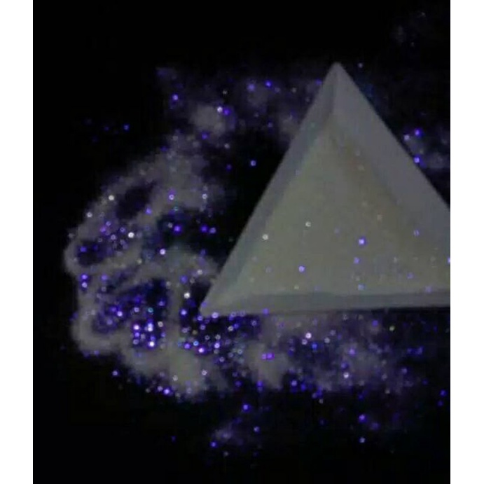 glitter putih violet fhinising white henna