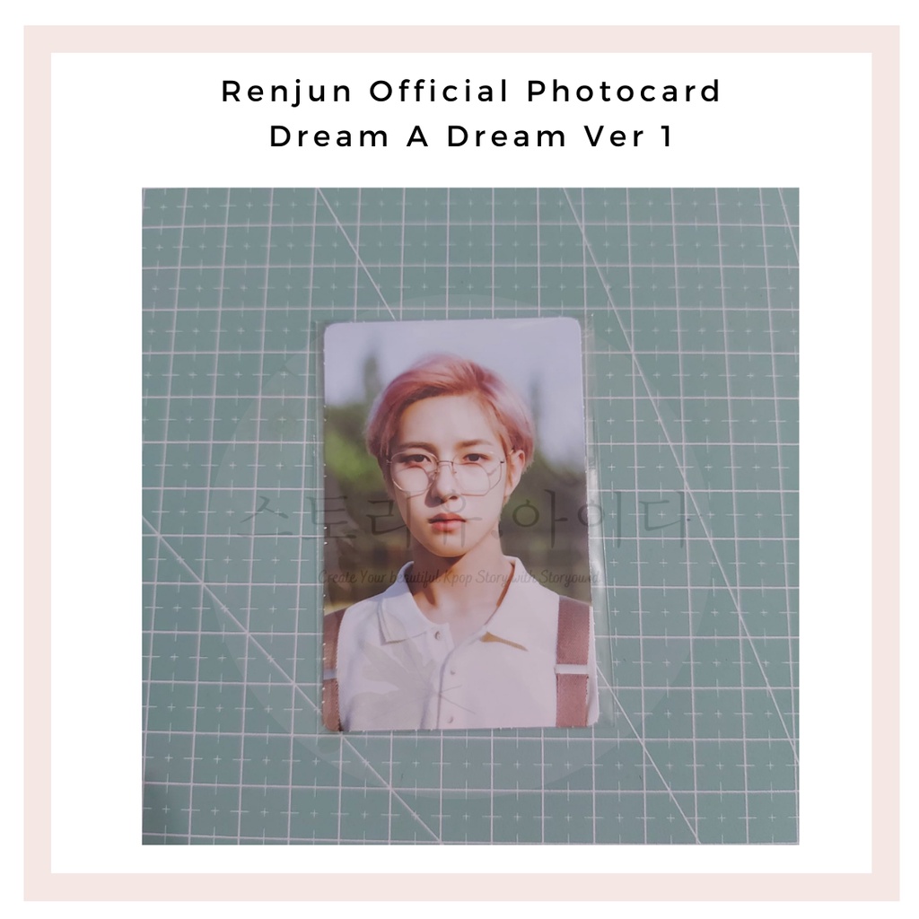 Renjun Official Photocard Dream A Dream Photobook Ver 1 (DAD PB Ver 1)