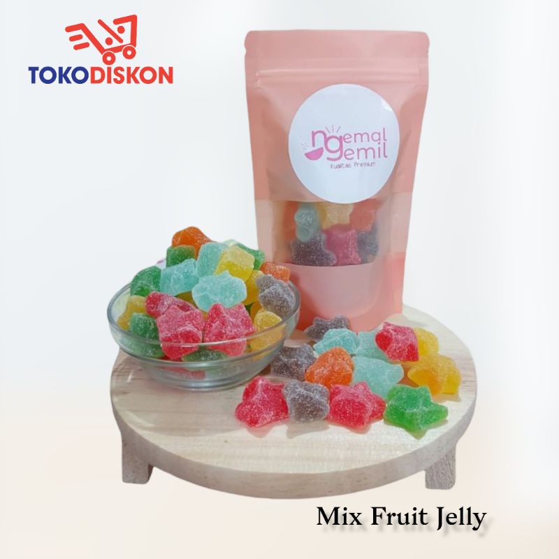 

Mix Fruit Jelly | Permen Jelly Rasa Buah // Permen Termurah