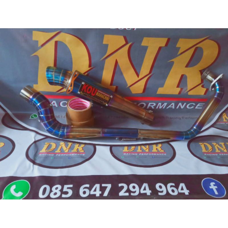 Knalpot Racing KOU Cobra Kanan Full System For FU SONIC VIXION Pnp