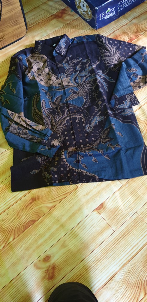 Kemeja Batik Prabu Bahan Dobby Reguler Fit A614