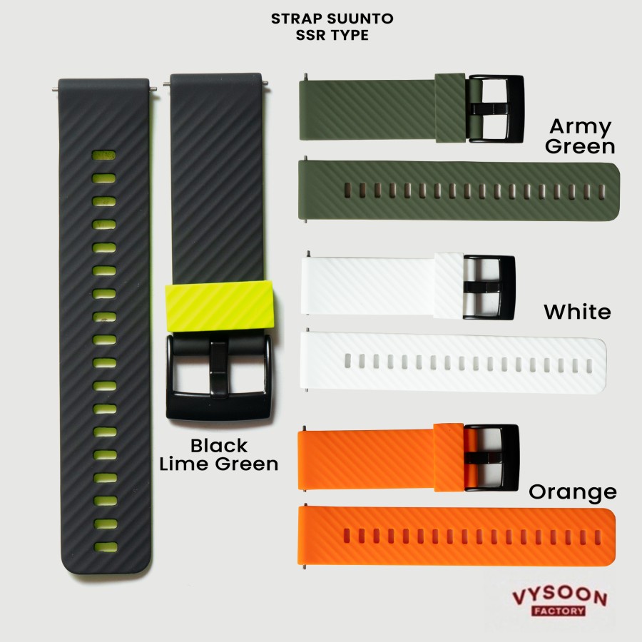 Rubber Strap Silicone Band Jam Suunto 7 Suunto 9 / 9 Baro Titanium