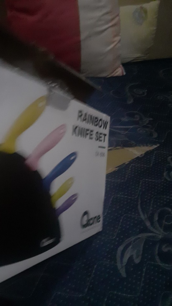 Na Oxone Pisau Dapur Set Rainbow Ox-606 | Ox 606 | Ox606