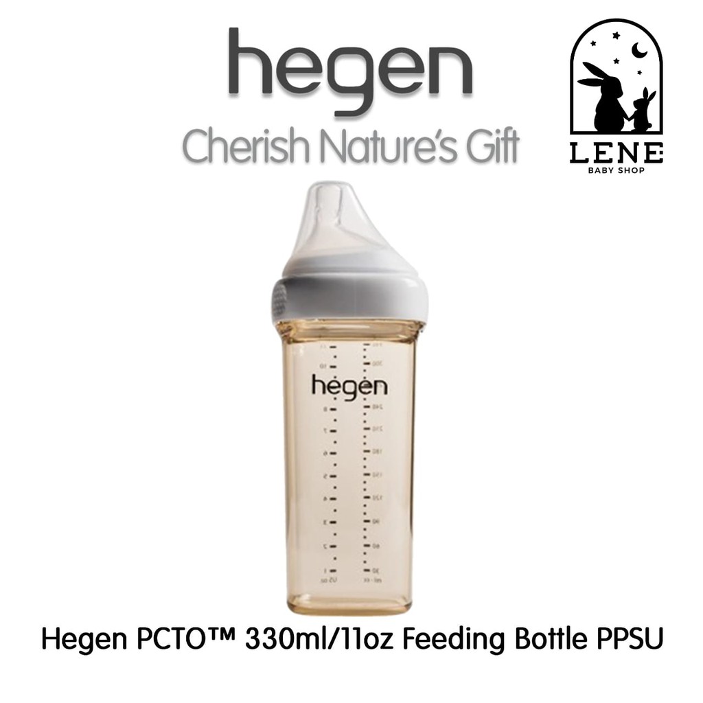 Hegen Feeding Bottle PPSU 330 ml / Botol Susu - 1 pack