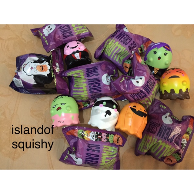 Squishy punimaru mini puni stack stacko ice cream halloween lisenced rare original vampire mummy