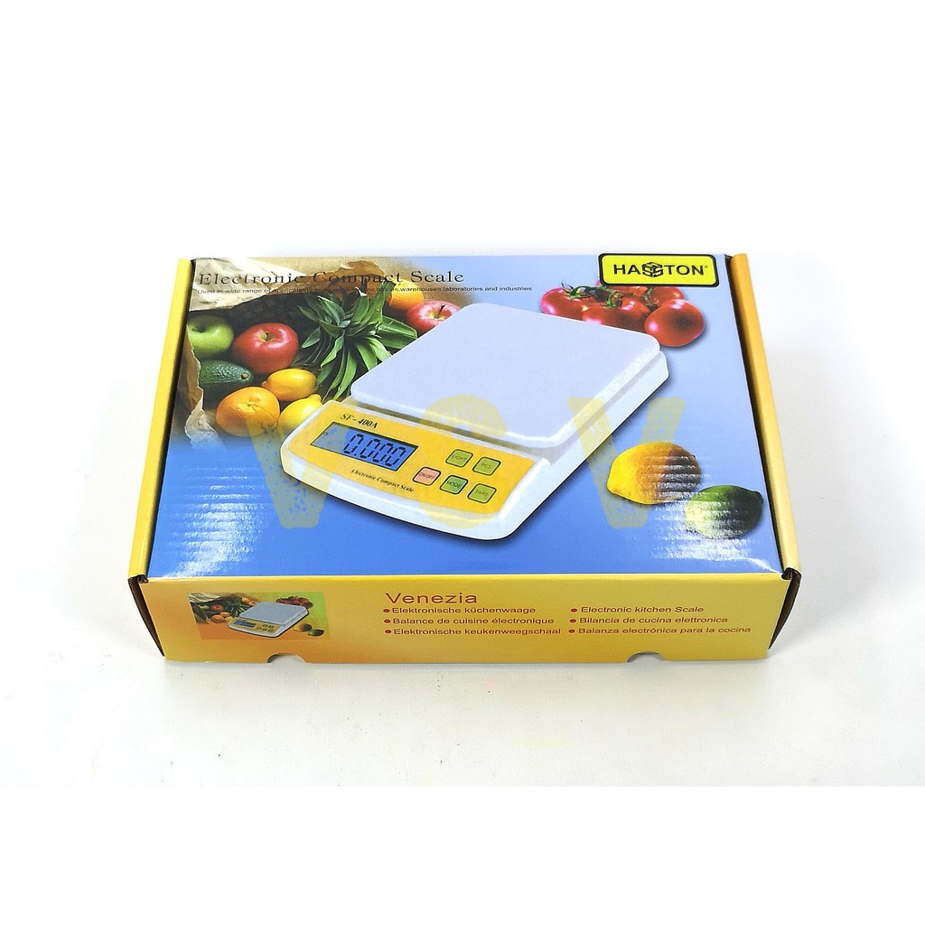 Hasston Timbangan digital dapur 5kg 4561-012 akurasi 1g Timbangan kue buah