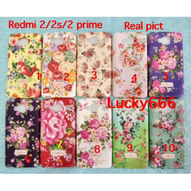 Soft case flower xiaomi redmi 2 silikon bunga redmi 2s redmi 2 prime