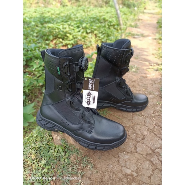 SEPATU PDL TALI PUTAR TNI POLRI MEREK MARCHAZ 4 MODEL SEPATU