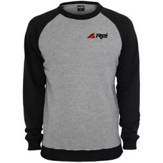JAKET SWEATER REI REGLAN HITAM MISTY