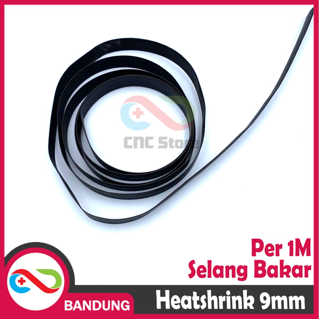 HEATSHRINK 9MM HEAT SHRINK SELANG BAKAR SELONGSONG PER 1M TUBING