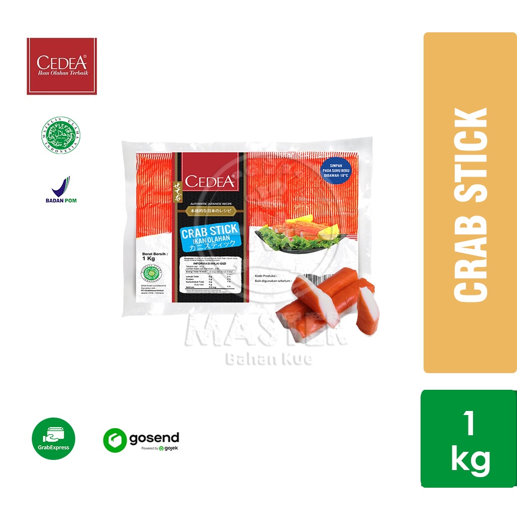 

Cedea Crab Stick / Kani [1kg] KHUSUS INSTANT