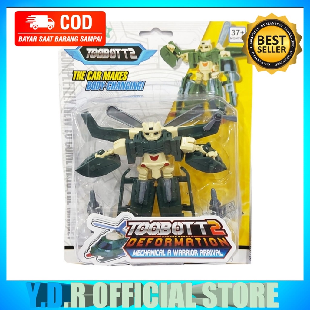 MAINAN ANAK ROBOT TOBOT TRANSFORMERS ROBOT BISA BERUBAH JADI MOBIL TOBOT HELI ATHLON PMK PROMO COD-3