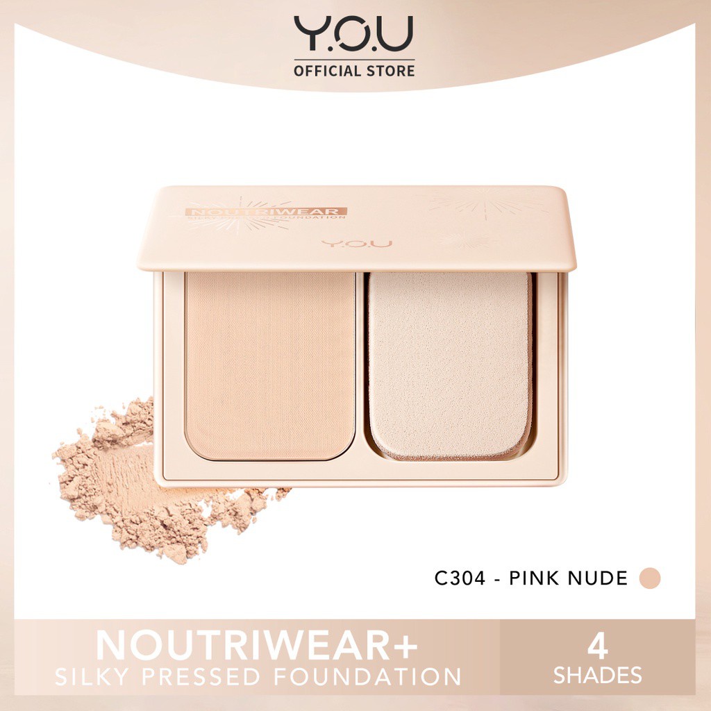 YOU Noutriwear+ Silky Pressed Foundation (Bedak padat)