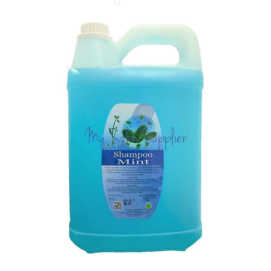 ACL Shampoo 5 Ltr / 5L Apel / Lemon / Strawberry / Green Tea / Mint / Aromatherapy