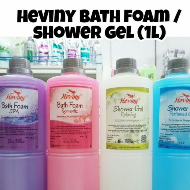 HEVINY BATH FOAM & SHOWER GEL 1LT