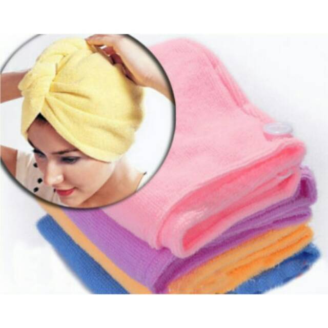 MAGIC TOWEL HAIR WARP (HANDUK UNTUK KERAMAS)