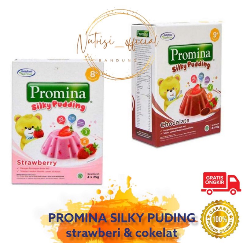 

Promina silky puding 100gr / cemilan anak / cemilan bayi / promina puding