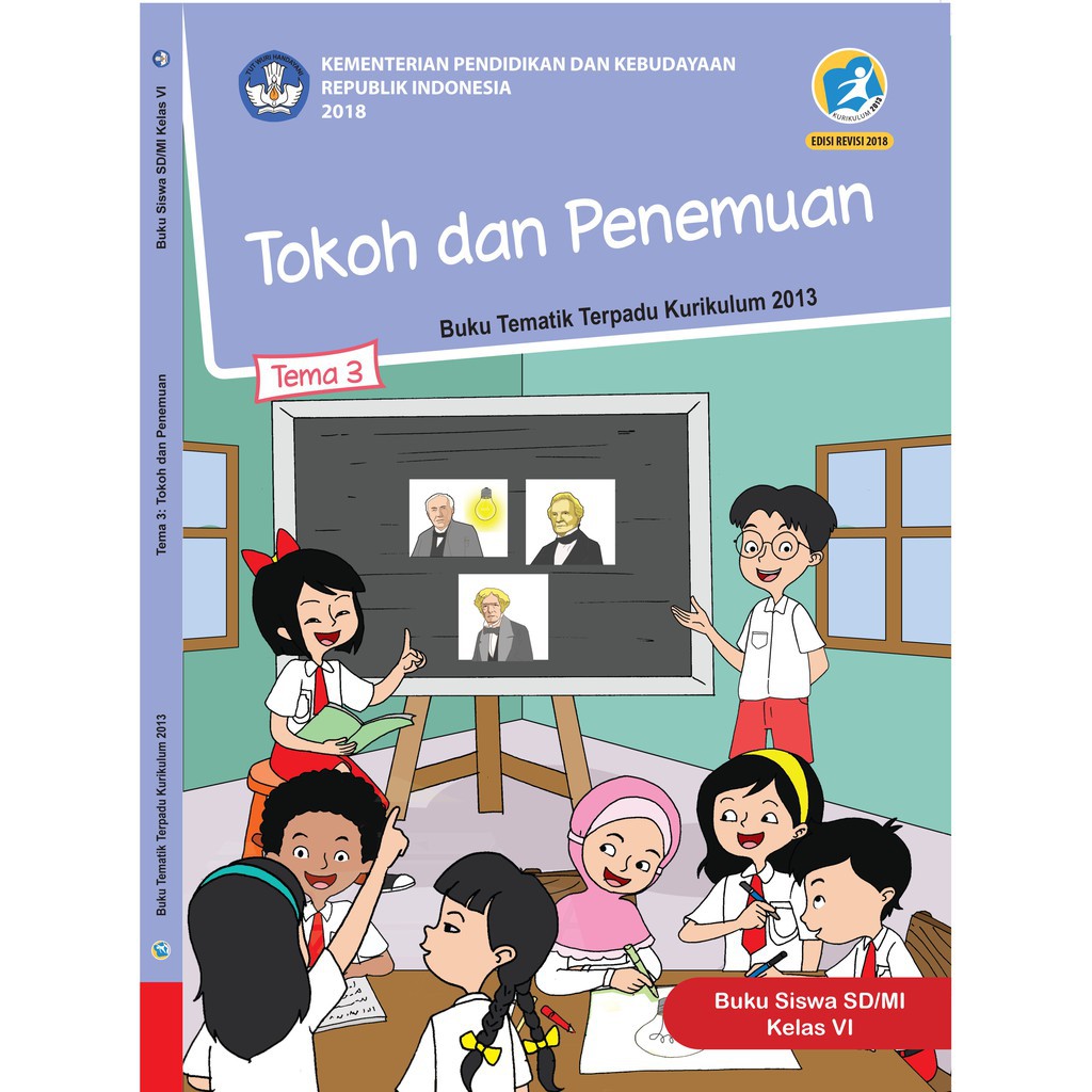 Buku Tematik Sd Kelas 6 Tema 3 Tokoh Dan Penemuan K13 Revisi