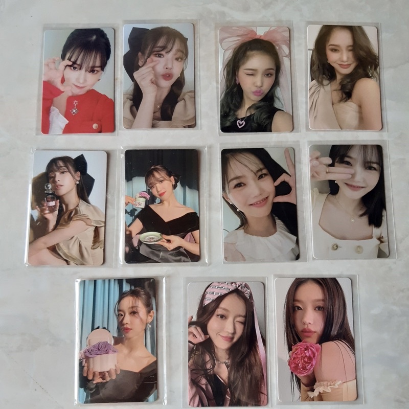 Oh my girl love bouquet album pc floral fruity photocard arin jiho hyojung yubin binnie mimi seunghe