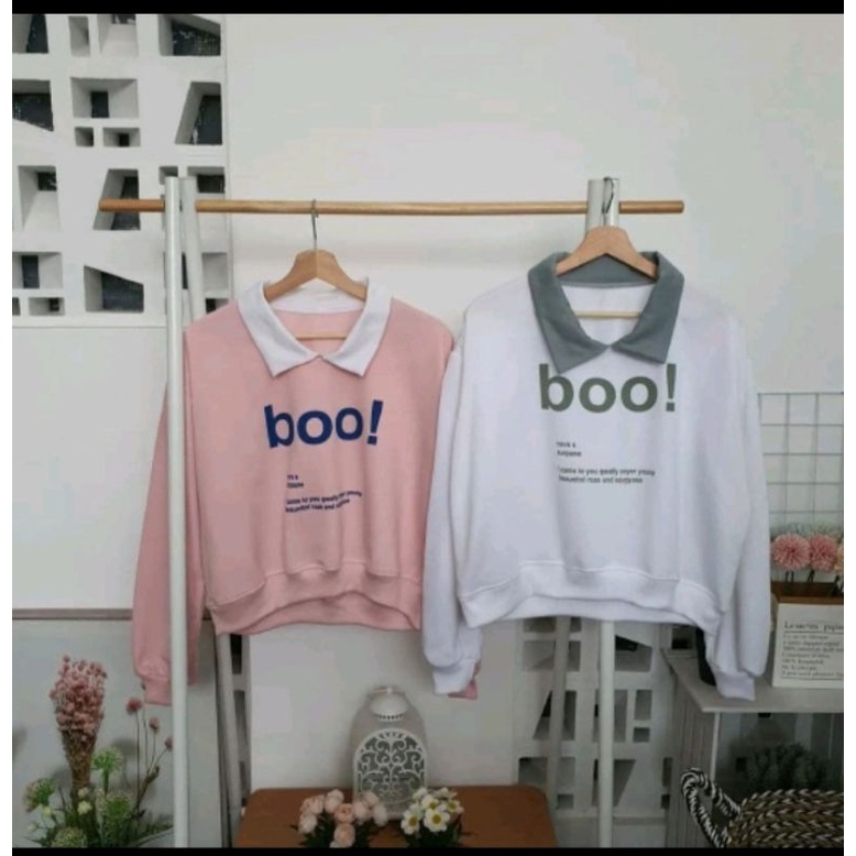 SWEATER BERKERAH BOO