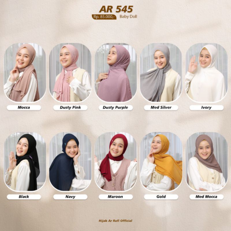 AR 545 Pasmina plisket || HIJAB ARRAFI