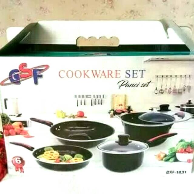 Panci teplon gsp tutup kaca