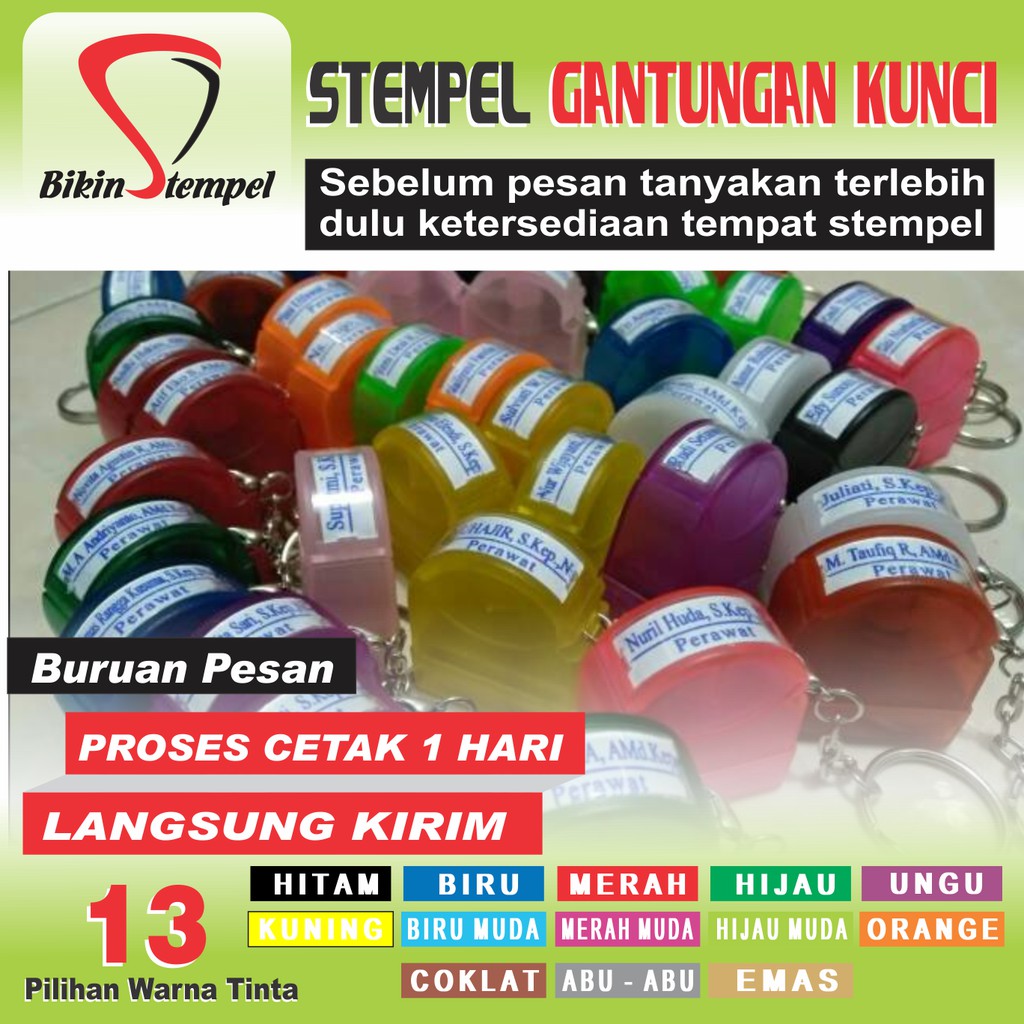 

STEMPEL GANTUNGAN KUNCI II STEMPEL DOKTER II STEMPEL PERAWAT II STEMPEL NO TELPON II STEMPEL PNS