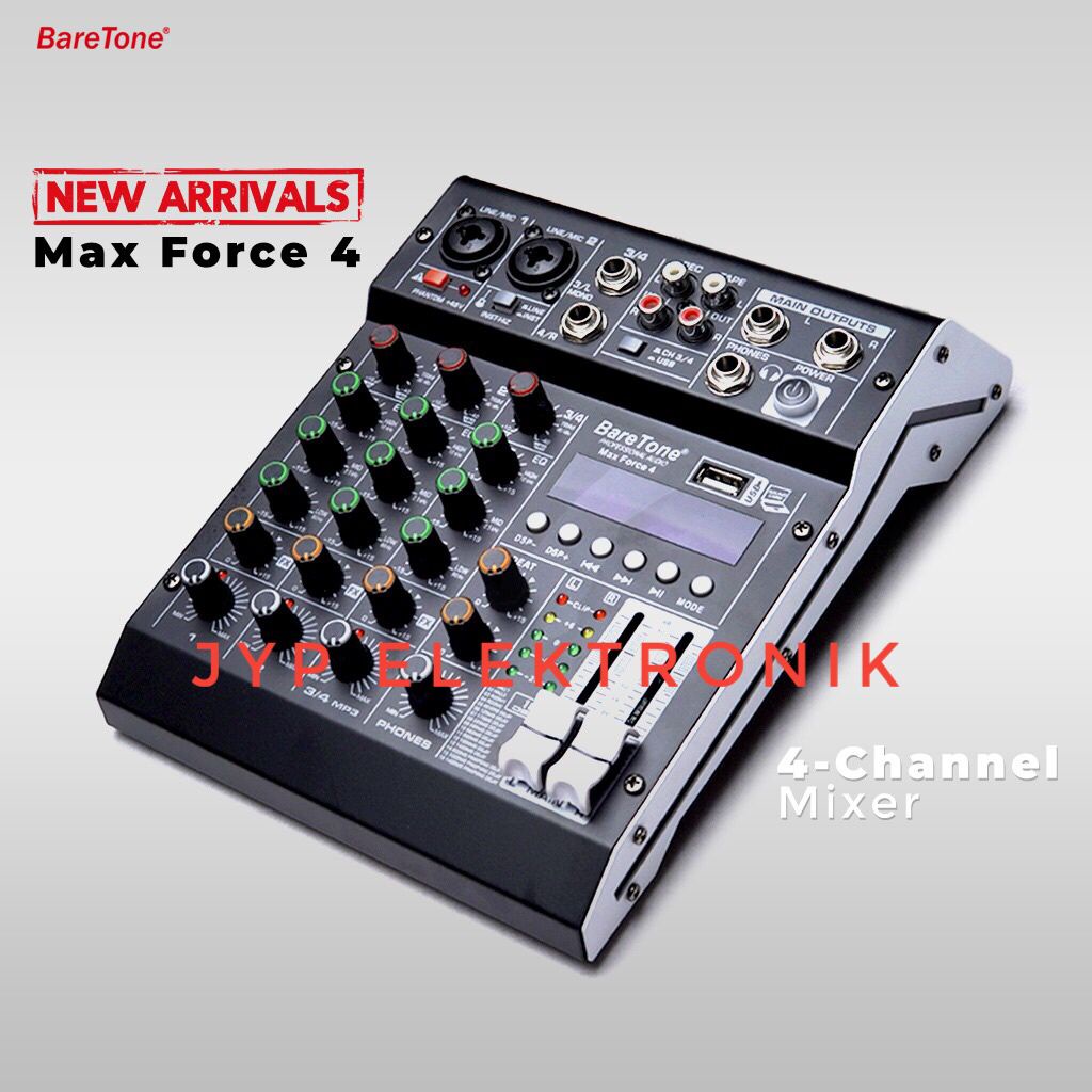MIXER AUDIO BARETONE MAX FORCE 4 / BARETONE MAX FORCE4 ORIGINAL