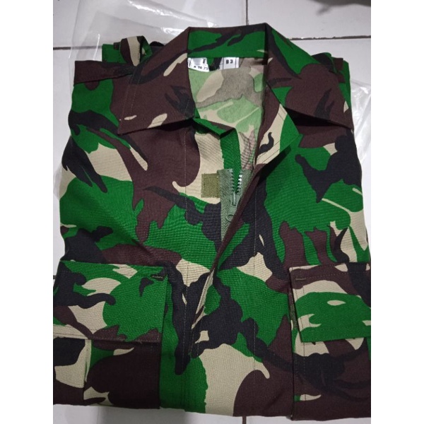 Baju PDL TNI Velbed Super Resleting