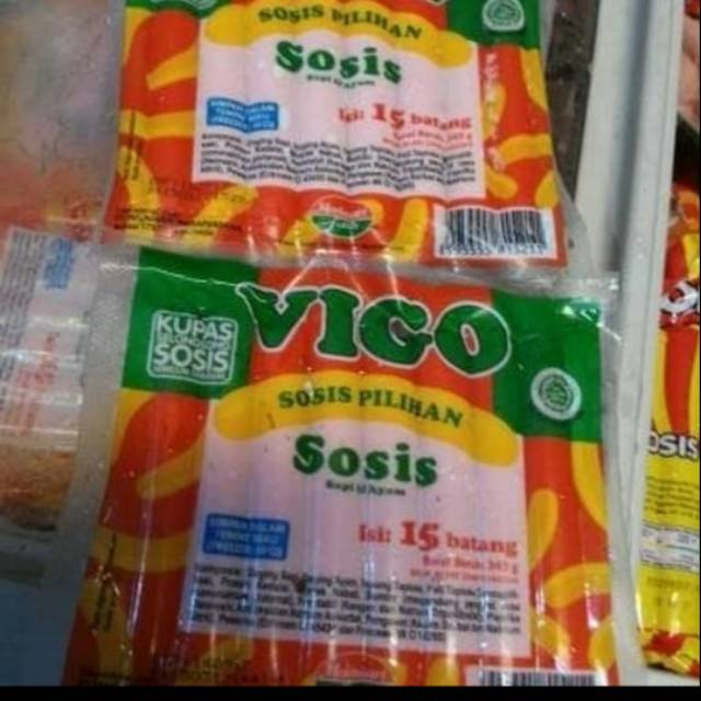 

Vigo sosis sapi dan ayam isi 15pcs