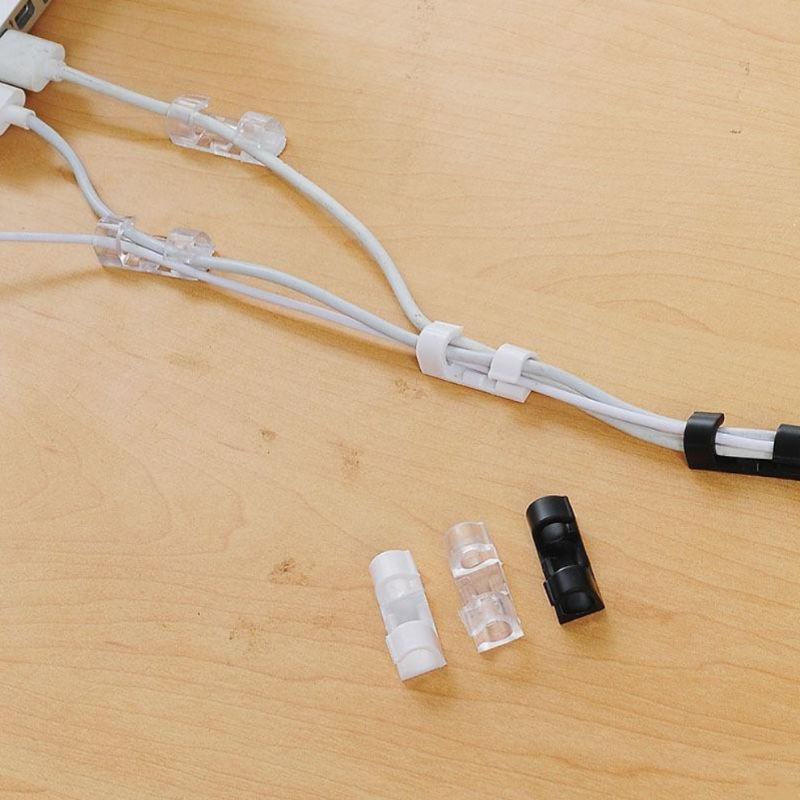 Pengikat Kabel Perapih Kabel Klip Kabel Organizer Murah Clip Per Pack
