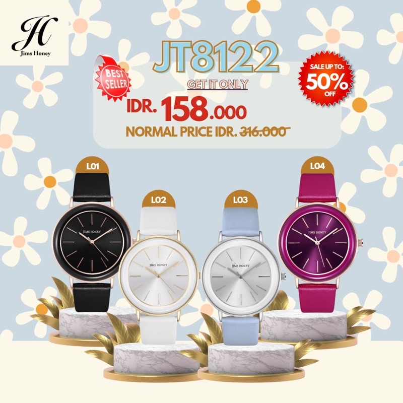 [PROMO] JAM TANGAN BY JIMS HONEY || JT8122 || Jims honey