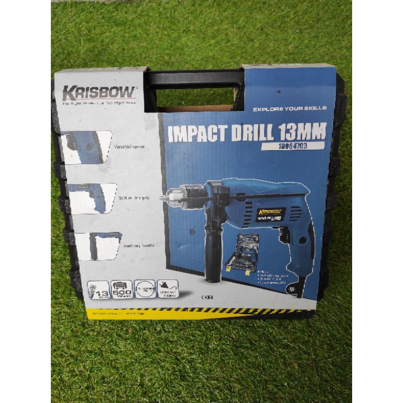 BOR KRISBOW 13MM Impact Drill 500w (SECOND/BEKAS)